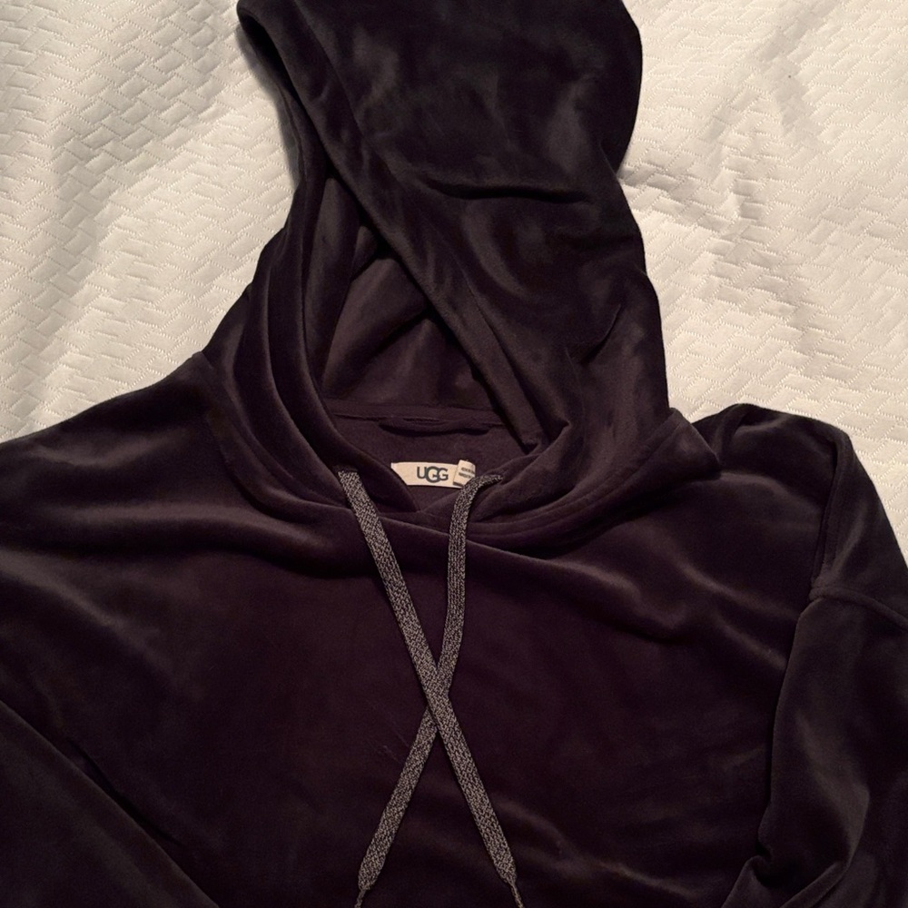 UGG Charcoal Velvet Hoodie